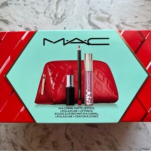 MAC Cosmetics Matte Lipstick trio with bag